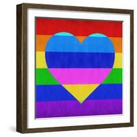 Rainbow Love-Ali Potman-Framed Giclee Print