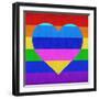 Rainbow Love-Ali Potman-Framed Giclee Print