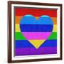 Rainbow Love-Ali Potman-Framed Giclee Print