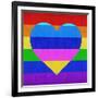 Rainbow Love-Ali Potman-Framed Giclee Print