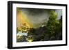 Rainbow, Lower Yosemite Falls, Yosemite National Park, California, USA-Michel Hersen-Framed Photographic Print