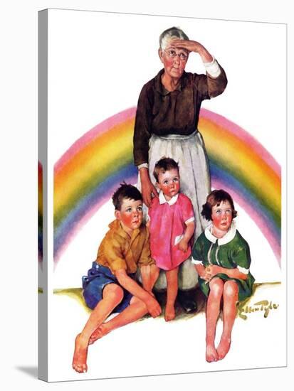 "Rainbow,"March 28, 1936-Ellen Pyle-Stretched Canvas