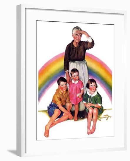 "Rainbow,"March 28, 1936-Ellen Pyle-Framed Giclee Print