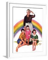 "Rainbow,"March 28, 1936-Ellen Pyle-Framed Giclee Print