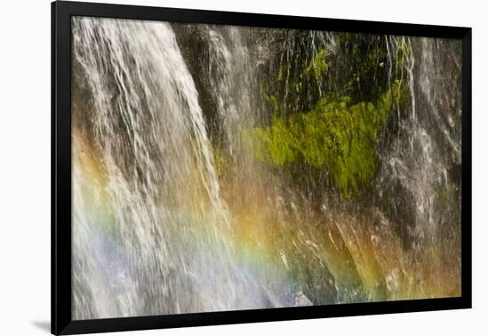 Rainbow, Narada Falls, Mount Rainier National Park, Washington, USA-Michel Hersen-Framed Photographic Print