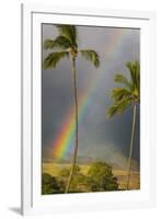 Rainbow near Lahaina-Jon Hicks-Framed Photographic Print