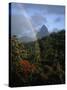 Rainbow near Petit Piton-Bob Krist-Stretched Canvas
