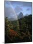 Rainbow near Petit Piton-Bob Krist-Mounted Photographic Print