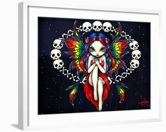 Rainbow of Bones Fairy-Jasmine Becket-Griffith-Framed Art Print