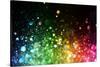 Rainbow Of Lights-SSilver-Stretched Canvas