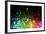 Rainbow Of Lights-SSilver-Framed Art Print