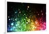 Rainbow Of Lights-SSilver-Framed Art Print