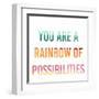 Rainbow of Possibilities I-Studio W-Framed Art Print