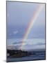 Rainbow on the Coast in Llanca, Cataluna, Spain, Europe-Taylor Liba-Mounted Photographic Print