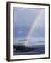 Rainbow on the Coast in Llanca, Cataluna, Spain, Europe-Taylor Liba-Framed Photographic Print