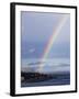 Rainbow on the Coast in Llanca, Cataluna, Spain, Europe-Taylor Liba-Framed Photographic Print