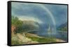 Rainbow on the River Avon, C.1825-Samuel Jackson-Framed Stretched Canvas