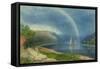 Rainbow on the River Avon, C.1825-Samuel Jackson-Framed Stretched Canvas