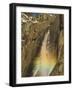 Rainbow on Upper Yosemite Falls in Yosemite National Park, California, USA-Chuck Haney-Framed Photographic Print