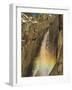 Rainbow on Upper Yosemite Falls in Yosemite National Park, California, USA-Chuck Haney-Framed Photographic Print