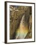 Rainbow on Upper Yosemite Falls in Yosemite National Park, California, USA-Chuck Haney-Framed Photographic Print