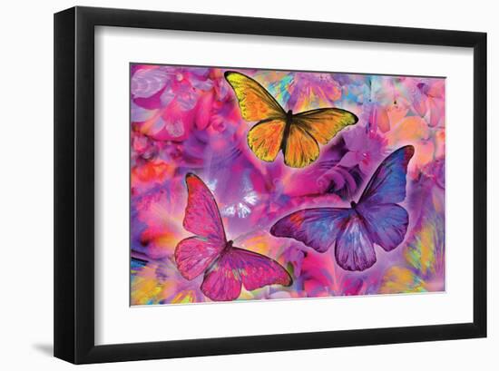 Rainbow Orchid Morpheus-Alixandra Mullins-Framed Art Print