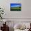 Rainbow over a Green Field-null-Photographic Print displayed on a wall