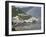 Rainbow over a Town, Almafi, Amalfi Coast, Campania, Italy-null-Framed Premium Photographic Print