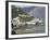 Rainbow over a Town, Almafi, Amalfi Coast, Campania, Italy-null-Framed Photographic Print