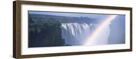 Rainbow over a Waterfall, Victoria Falls, Zambezi River, Zimbabwe-null-Framed Photographic Print