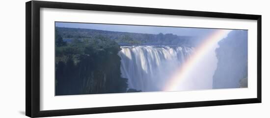 Rainbow over a Waterfall, Victoria Falls, Zambezi River, Zimbabwe-null-Framed Photographic Print