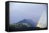 Rainbow over Alaskan Mountain-Paul Souders-Framed Stretched Canvas