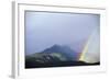 Rainbow over Alaskan Mountain-Paul Souders-Framed Photographic Print