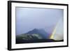 Rainbow over Alaskan Mountain-Paul Souders-Framed Photographic Print