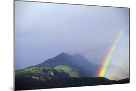 Rainbow over Alaskan Mountain-Paul Souders-Mounted Photographic Print