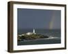 Rainbow over Fanad-Head, Ireland-Jean Guichard-Framed Art Print