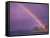 Rainbow Over Frederick Sound, Inside Passage, Southeast Alaska, USA-Stuart Westmoreland-Framed Stretched Canvas