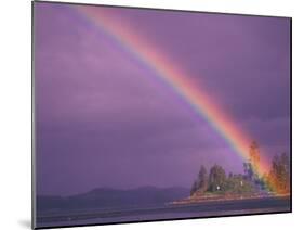 Rainbow Over Frederick Sound, Inside Passage, Southeast Alaska, USA-Stuart Westmoreland-Mounted Premium Photographic Print