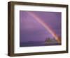 Rainbow Over Frederick Sound, Inside Passage, Southeast Alaska, USA-Stuart Westmoreland-Framed Photographic Print