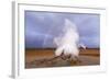 Rainbow over Geothermal Vent in Iceland-Paul Souders-Framed Photographic Print