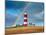 Rainbow over Happisburgh Light House, Norfolk, UK-Ernie Janes-Mounted Photographic Print