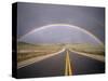 Rainbow Over Highway, CA-Thomas Winz-Stretched Canvas