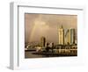 Rainbow Over Honolulu, Hawaii, USA-Savanah Stewart-Framed Photographic Print