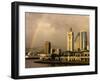 Rainbow Over Honolulu, Hawaii, USA-Savanah Stewart-Framed Photographic Print