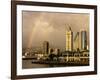 Rainbow Over Honolulu, Hawaii, USA-Savanah Stewart-Framed Photographic Print