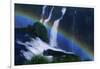 Rainbow over Iguazu Falls-W. Perry Conway-Framed Photographic Print