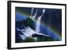 Rainbow over Iguazu Falls-W. Perry Conway-Framed Photographic Print