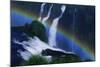 Rainbow over Iguazu Falls-W. Perry Conway-Mounted Photographic Print