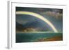 Rainbow Over Jenny Lake, Wyoming-Albert Bierstadt-Framed Giclee Print