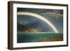 Rainbow Over Jenny Lake, Wyoming-Albert Bierstadt-Framed Giclee Print